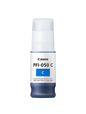 Original Canon Cyan Printerpatron (PFI-050C) blækpatron fra Tonerland Original Canon Cyan Printerpatron (PFI-050C) blækpatron fra Tonerland