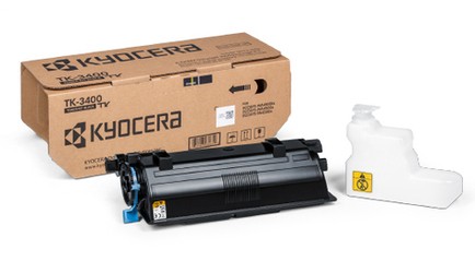 Original KYOCERA TK-3400 toner, sort, 12.500 sider fra Tonerland Original KYOCERA TK-3400 toner, sort, 12.500 sider fra Tonerland